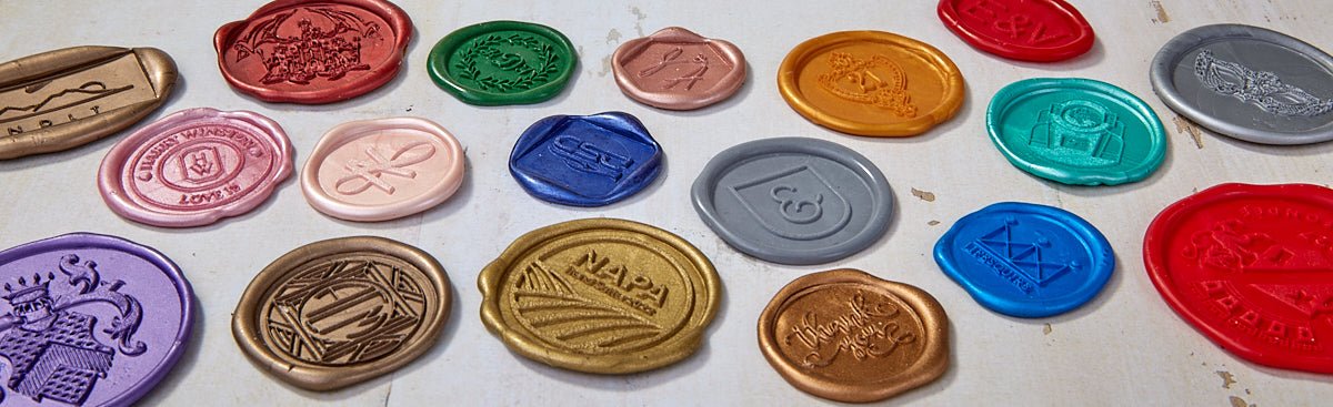 Custom Logo Adhesive Wax Seal Stickers -  - Nostalgic Impressions