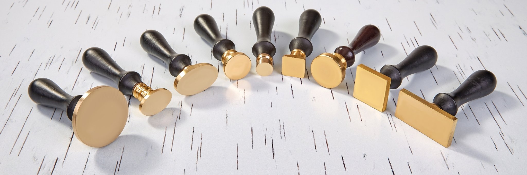 Custom Wax Seal Stamp Sizes and Shapes -Custom Stamps From Your Artwork- Nostalgic Impressions