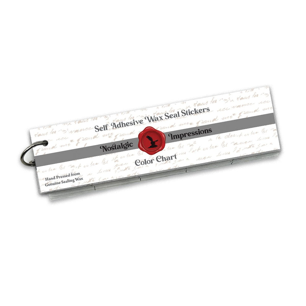 2025 Color Swatch Deck Adhesive Wax Seals - Nostalgic Impressions