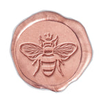 Bee with Crown Hand Pressed Adhesive Wax Seals #3701PNS