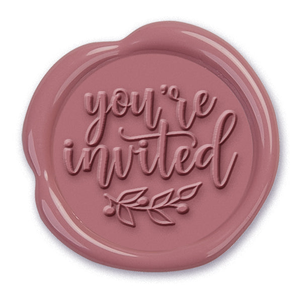 You're Invited Hand Pressed Adhesive Wax Seals #5067PNS