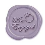 We're Engaged Hand Pressed Adhesive Wax Seals #5068PNS