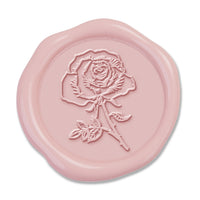 Rose Hand Pressed Wedding Motif Adhesive Wax Seals #5158 - Nostalgic Impressions