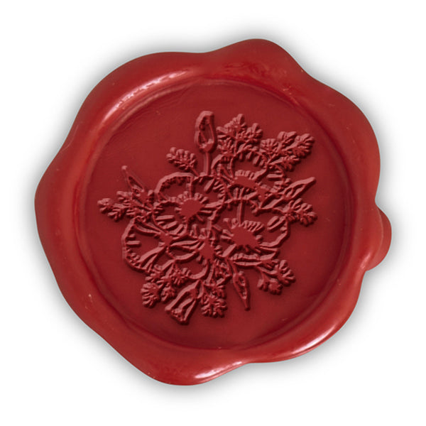 Poppy's Hand Pressed Adhesive Wax Seals #5166PNS