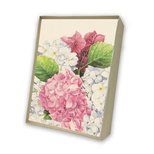 Hydrangea Italian Note Cards Boxed Sets 4x6" - by Tassotti Italy 8/8 - Nostalgic Impressions