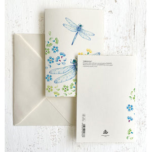 Dragonfly Italian Note Cards Boxed Sets 4x6" - by Tassotti Italy 8/8