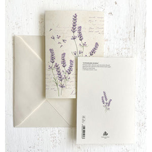Lavendar Italian Note Cards Boxed Sets 4x6" - by Tassotti Italy 8/8