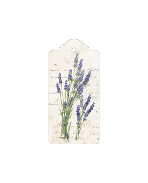 Lavender Italian Gift Tags with String - Pack of 4 - Nostalgic Impressions