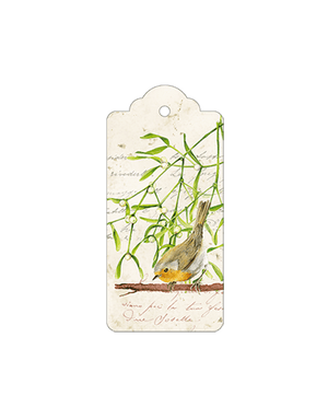 Songbird Italian Gift Tags with String - Pack of 4 - Nostalgic Impressions