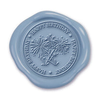 Happy Birthday Hand Pressed Adhesive Wax Seals #8821PNS - Nostalgic Impressions