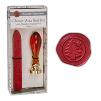 Murano Glass Handle Wax Seal Kit with popular symbols - Nostalgic Impressions