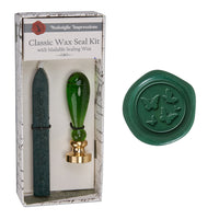 Murano Glass Handle Wax Seal Kit with popular symbols - Nostalgic Impressions
