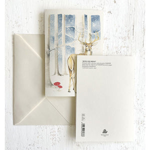 Reindeer Italian Note Cards Boxed Sets 4x6" - by Tassotti Italy 8/8 - Nostalgic Impressions