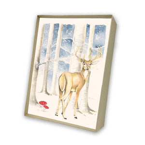 Reindeer Italian Note Cards Boxed Sets 4x6" - by Tassotti Italy 8/8 - Nostalgic Impressions