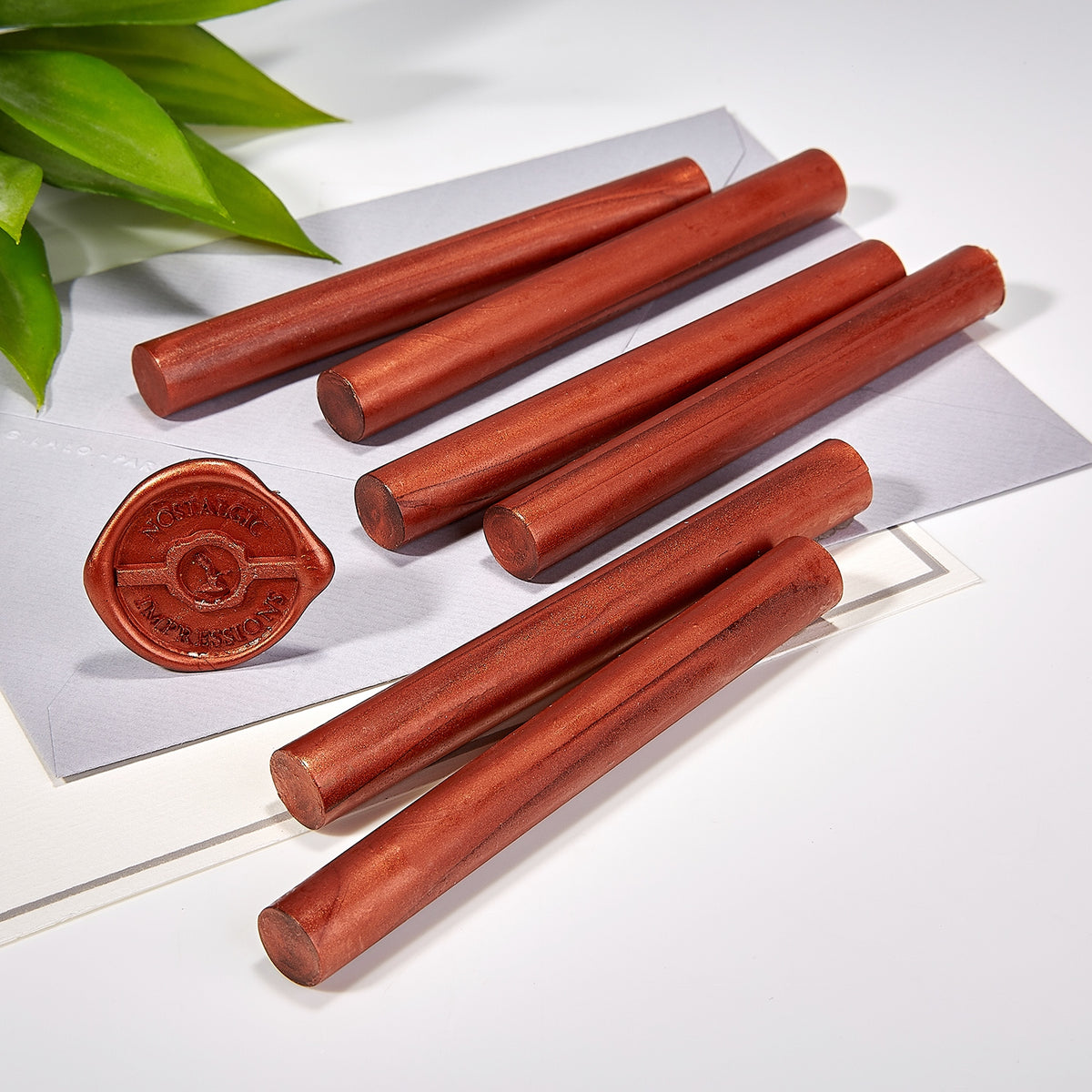 Copper Premium Glue Gun Sealing Wax - Pack of 6 - Nostalgic Impressions