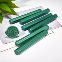 Emerald/Pine Green Glue Gun Sealing Wax - Pack of 6 - Nostalgic Impressions