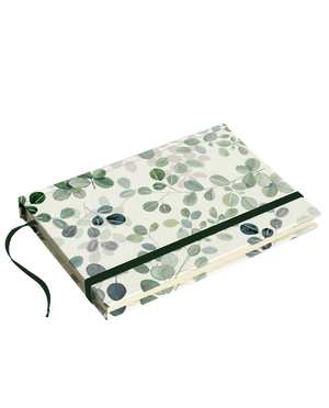 Eucalipto Italian Hard Cover Journals with strap 4x6 - Nostalgic Impressions