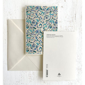Italian Note Cards Boxed Sets 4x6" - Florentia Azzure - By Tassotti Italy 8/8 - Nostalgic Impressions