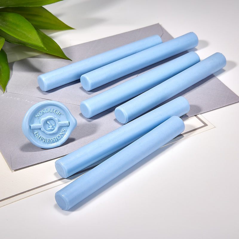 French Blue Premium Glue Gun Sealing Wax -Pack of 6 - Nostalgic Impressions