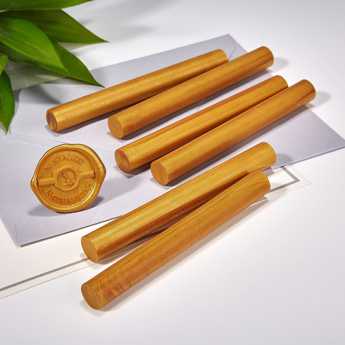 Goldenrod Premium Glue Gun Sealing Wax - Pack of 6 - Nostalgic Impressions
