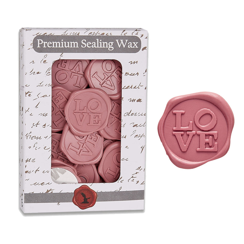 Love Adhesive Wax Seal Quick-Ship Stickers 25PK-7 Colors