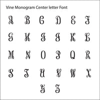 Arboria Wedding Monogram Adhesive Wax Seals #2514 bundle with stamp - Nostalgic Impressions