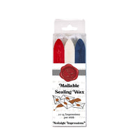 Flexible Letter Sealing Wax - Popular Color Tri - Packs - Nostalgic Impressions