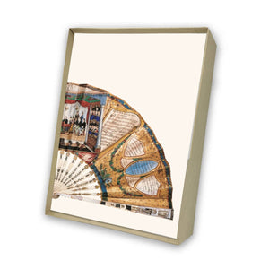 Asian Silk Fan Italian Note Cards Boxed Sets 4x6" - by Tassotti Italy 8/8 - Nostalgic Impressions