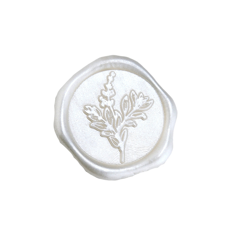 Botanical Wedding Adhesive Wax Seal Quick-Ship Stickers 25PK-7 Colors
