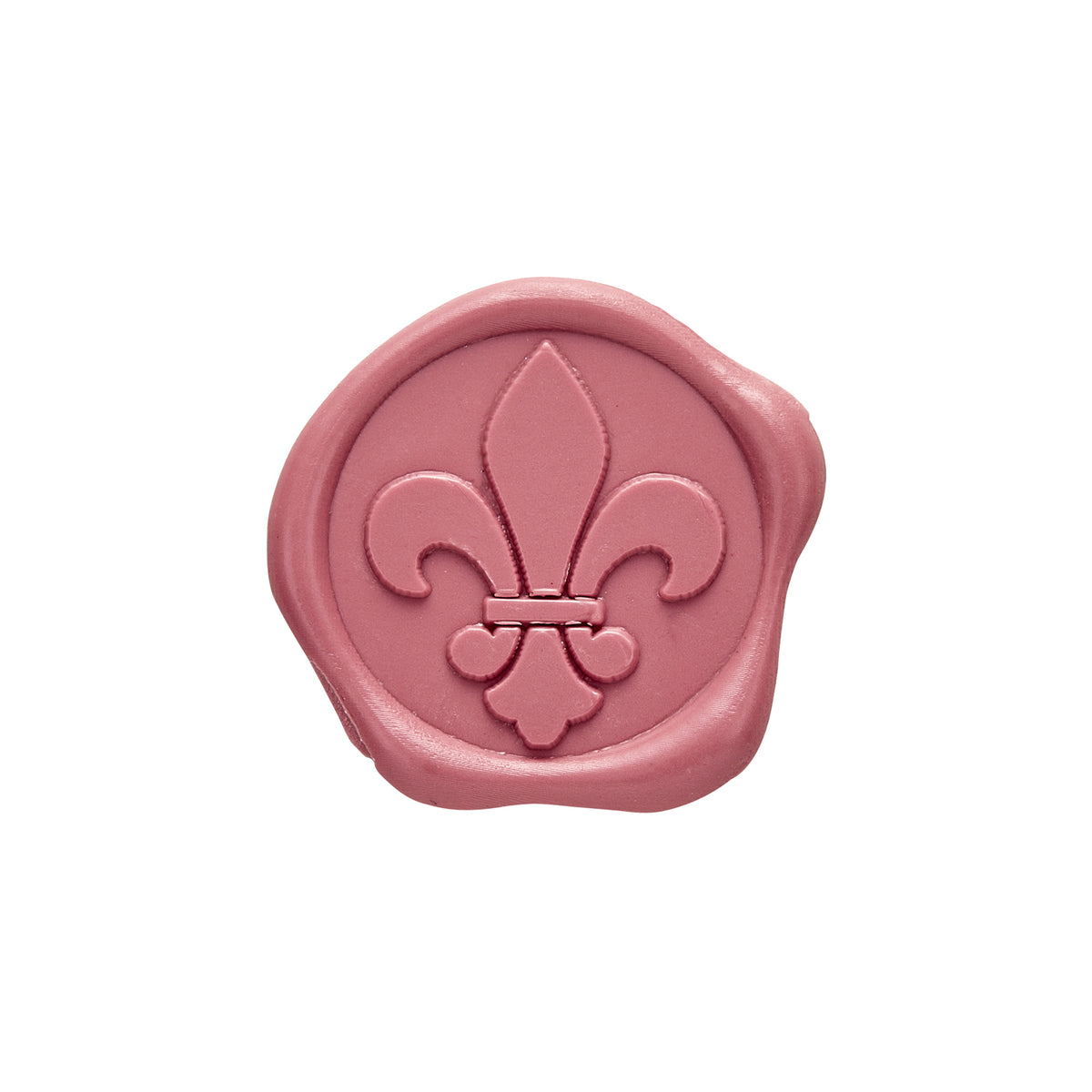 Fleur de Lis Adhesive Wax Seal Quick - Ship Stickers 25PK - 6 Colors - Nostalgic Impressions