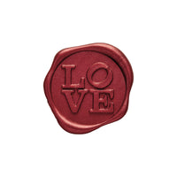 Love Adhesive Wax Seal Quick - Ship Stickers 25PK - 7 Colors - Nostalgic Impressions