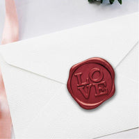 Love Adhesive Wax Seal Quick - Ship Stickers 25PK - 7 Colors - Nostalgic Impressions