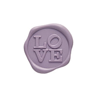Love Adhesive Wax Seal Quick - Ship Stickers 25PK - 7 Colors - Nostalgic Impressions