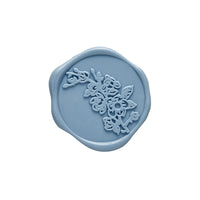 Sweet Magnolia Wedding Adhesive Wax Seal Quick - Ship Stickers 25PK - 6 Colors - Nostalgic Impressions