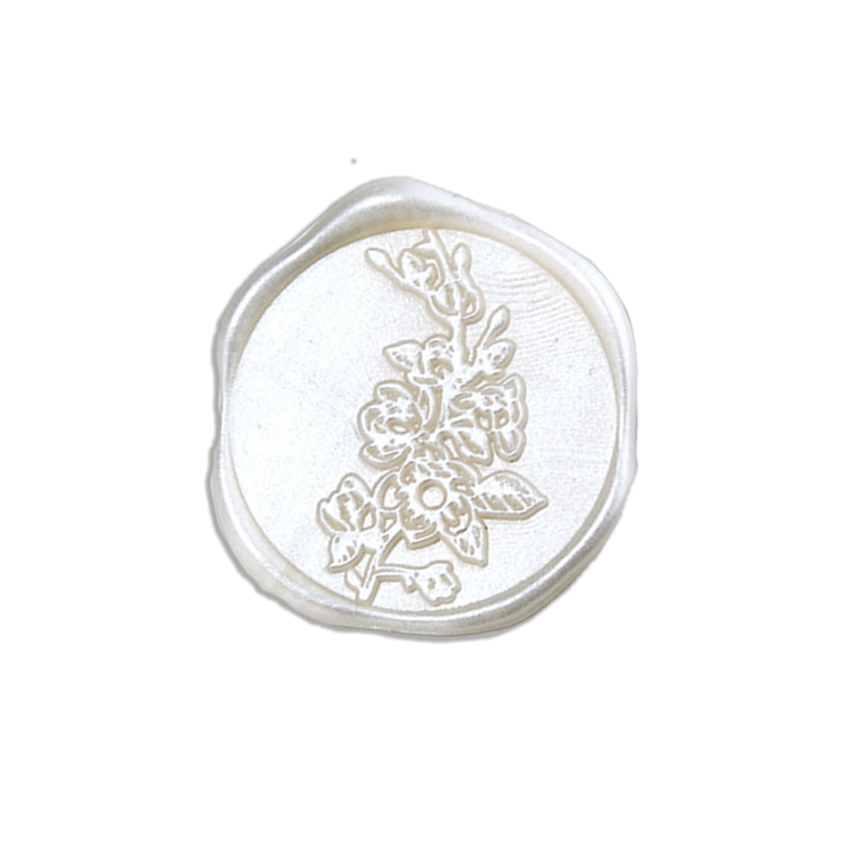 Sweet Magnolia Wedding Adhesive Wax Seal Quick - Ship Stickers 25PK - 6 Colors - Nostalgic Impressions