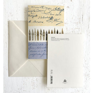 Calligraphy Italian Note Cards Boxed Sets 4x6" - by Tassotti Italy 8/8 - Nostalgic Impressions