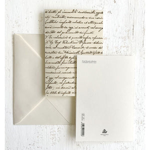 Scrittura Italian Note Cards Boxed Sets 4x6" - By Tassotti Italy 8/8 - Nostalgic Impressions