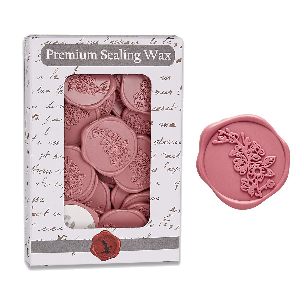 Sweet Magnolia Wedding Adhesive Wax Seal Quick - Ship Stickers 25PK - 6 Colors - Nostalgic Impressions