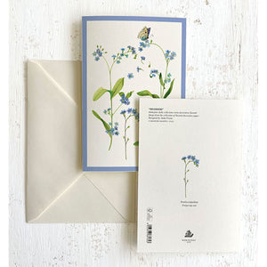 Forget - me - Not Italian Note Cards Boxed Sets 4x6" - by Tassotti Italy 8/8 - Nostalgic Impressions