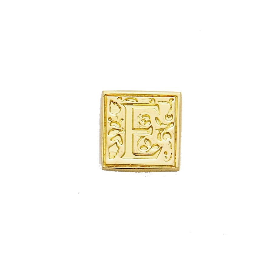 Brass Filigree Initial Wax Seal Stamp Gift Set Kit with Gold Sealing Wax - Nostalgic Impressions