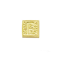 Brass Filigree Initial Wax Seal Stamp Gift Set Kit with Gold Sealing Wax - Nostalgic Impressions