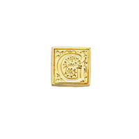 Brass Filigree Initial Wax Seal Stamp Gift Set Kit with Gold Sealing Wax - Nostalgic Impressions