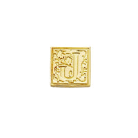 Brass Filigree Initial Wax Seal Stamp Gift Set Kit with Gold Sealing Wax - Nostalgic Impressions