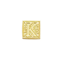 Brass Filigree Initial Wax Seal Stamp Gift Set Kit with Gold Sealing Wax - Nostalgic Impressions