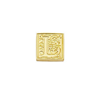 Brass Filigree Initial Wax Seal Stamp Gift Set Kit with Gold Sealing Wax - Nostalgic Impressions