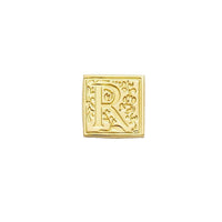 Brass Filigree Initial Wax Seal Stamp Gift Set Kit with Gold Sealing Wax - Nostalgic Impressions