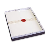 Classic Linen Brilliant White Stationery Set Gift Box - 20/10 - Nostalgic Impressions