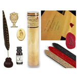 Harry Potter Quill & Ink Writing Bundle with Owl Wax Seal & Parchment Paper - Nostalgic Impressions