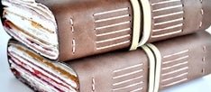 Medieval Leather Journals with Amalfi Paper-Hand stitched Italian Artisan Made Nabuk Leather 3 sizes - Nostalgic Impressions