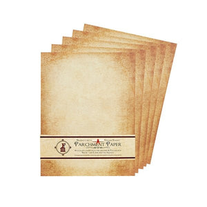 Aged Parchment Stationery Paper - 8.5x11"-20/PK - Nostalgic Impressions